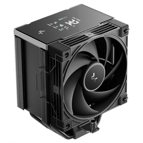 Hladilnik za računalnike DeepCool AK700 DIGITAL NYX, 120 mm, enojni stolp, 7 toplotnih cevi, FDB ležaj, Intel & AMD