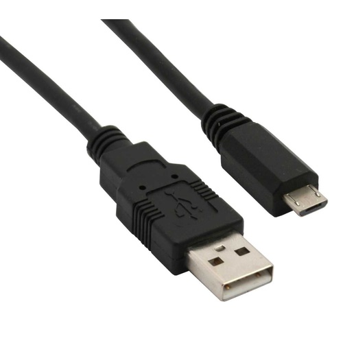 Kabel Sharkoon USB 2.0, USB-A > Micro-USB, 0,5, črna