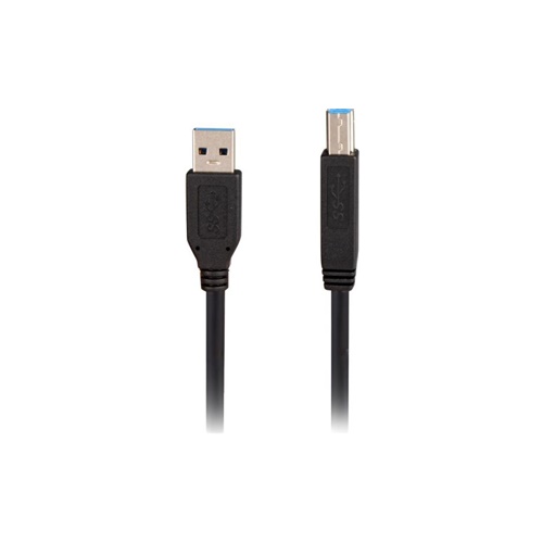 Kabel Sharkoon USB 3.2, USB-A moški > USB-B moški, 2m, črna