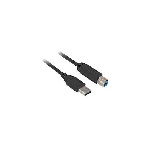 Kabel Sharkoon USB 3.2, USB-A > USB-B, 5m, črna