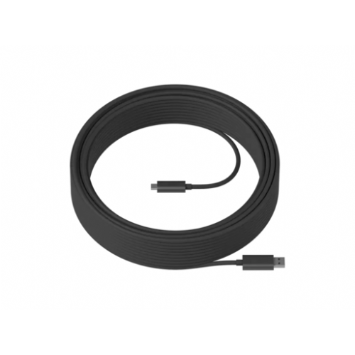 Kabel Logitech Strong Cable USB 3.2 Gen2, 45m, grafitni