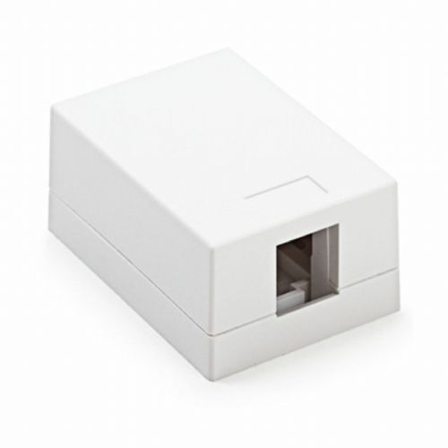 KELine nadometna vtičnica 1x RJ45 mini KE-SMB01-W