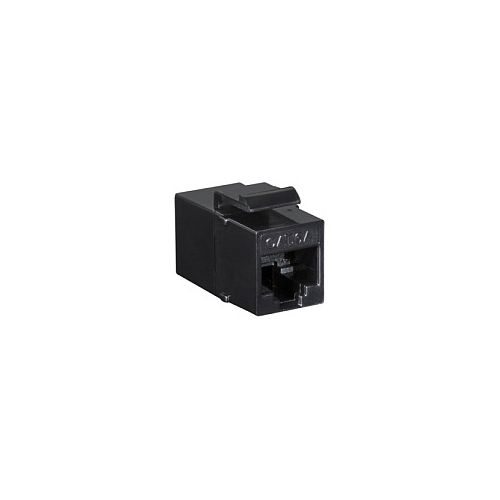 Keystone konektor Cat.6A UTP, 2xRJ45, črn LogiLink