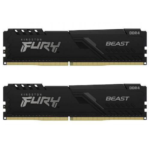 KINGSTON Fury Beast 64GB (2x32GB) 3200MHz DDR4 CL16 KF432C16BBK2/64 ram pomnilnik