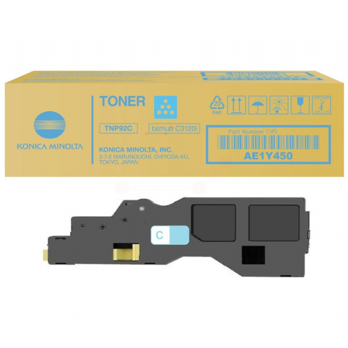 Konica Minolta TNP-92 C (AE1Y450) moder, originalen toner