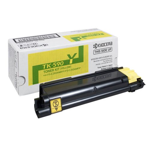 Kyocera TK-590Y rumen, originalen toner