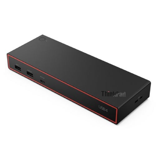 Docking postaja za prenosnike Lenovo ThinkPad USB4 Dock 5000 100W, 40 Gbps, podpora za 1x 8K/60Hz ali 2x 4K/144Hz, univerzalna združljivost, hitro napajanje