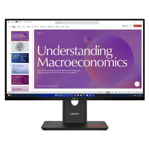 Monitor Lenovo ThinkVision T24D-40 23,8" FHD IPS 120Hz USB-C HDMI vgrajena zvočnika