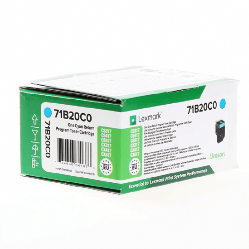Lexmark 71B20C0 LC moder, originalen toner