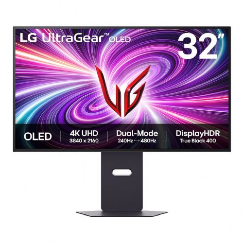 Monitor LG 32GX870A-B 32", 4K UHD OLED, 480 Hz, HDR10, FreeSync Premium Pro, G-Sync Compatible