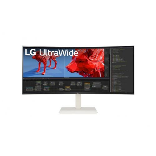 Monitor LG 38WR85QC-W, 38", IPS, 21 : 9, 3840 x 1600, 144 Hz, 2 x HDMI, DP, USB-C (38WR85QC-W)