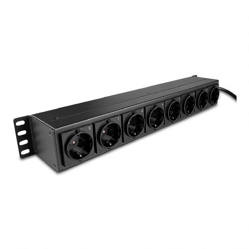 LINDY 8-polna Schuko vtičnica PDU s stikali