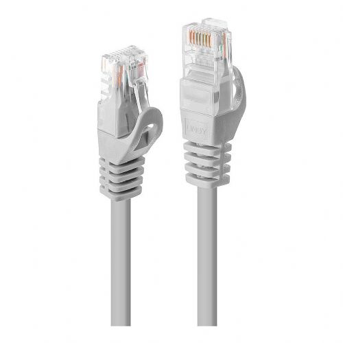 LINDY patchkabel Cat6 U/UTP Basic siv 1,00 m