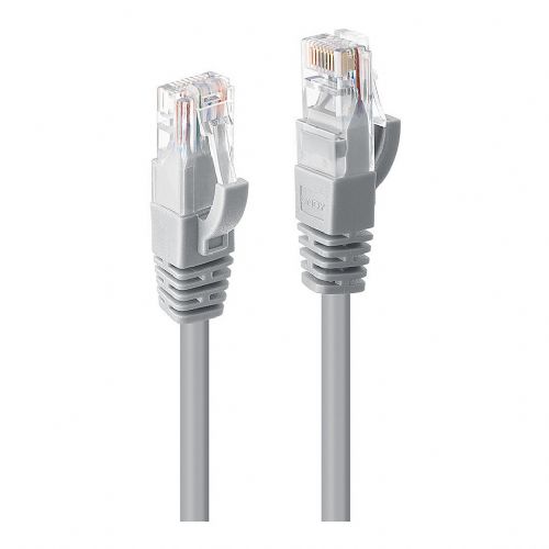 LINDY patchkabel Cat6 U/UTP siv 1,00 m