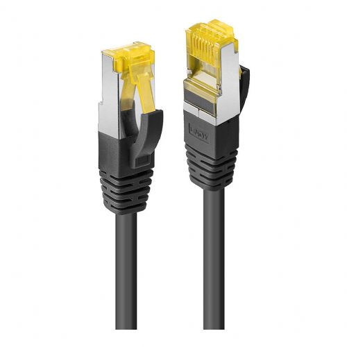 LINDY patch kabel Cat6A S/FTP LSZH Cat7 surov kabel črne barve 5,00 m