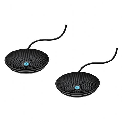 Razširitveni mikrofoni Logitech GROUP vklopljeni