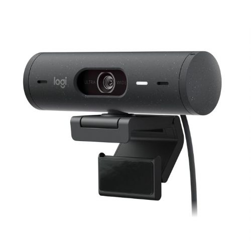 Kamera Logitech Brio 500, grafitna, USB
