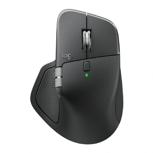 Logitech MX Master 4 - Miška - Bluetooth, 2,4 GHz - Grafitna