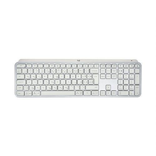 Tipkovnica Logitech MX Keys S brezžična, siva, SLO gravura, polna velikost, osvetljene tipke, Bluetooth/USB-C