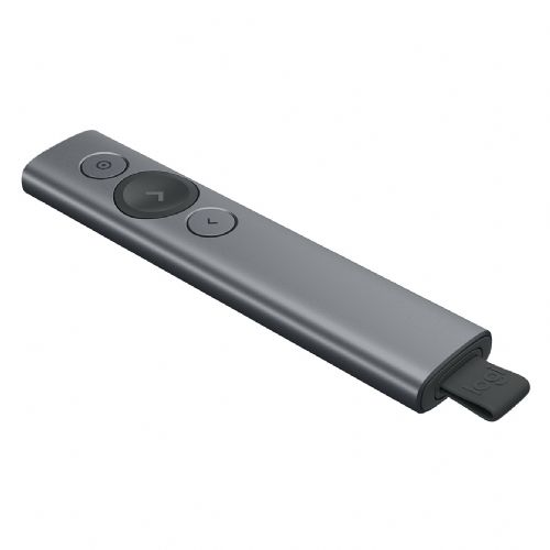 Logitech brezžični predstavitveni reflektor v skrilasto sivi barvi