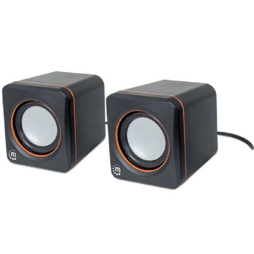 MANHATTAN 2600 2.0 6W USB 3.5mm črni zvočniki
