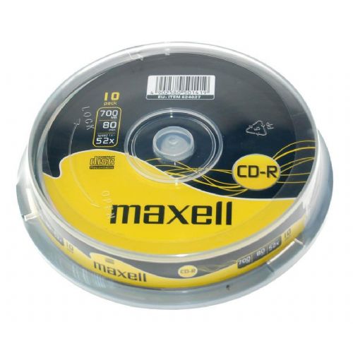 Maxell CD-R 700MB XL 52X 10 na osi