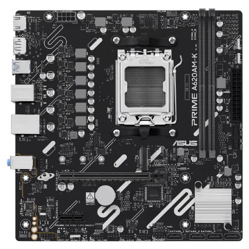 Osnovna plošča Asus PRIME A620AM-K, AMD A620, AM5, DDR5, micro ATX, PCIe 4.0