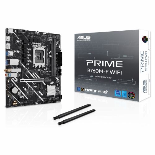 Osnovna plošča Asus PRIME B760M-F WIFI, LGA1700, DDR5, Wi-Fi 6, micro ATX, Intel B760