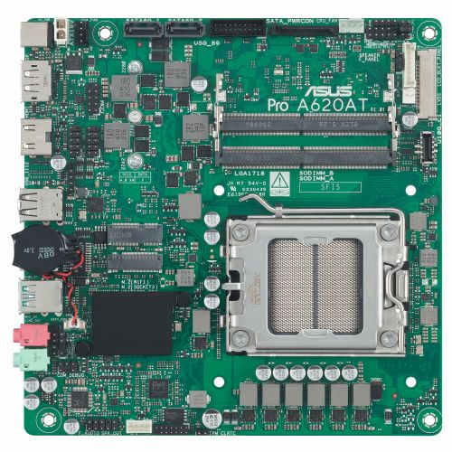 Osnovna plošča Asus PRO A620AT-CSM, AMD Socket AM5, DDR5, mini ITX, PCIe 4.0, 7.1 zvok