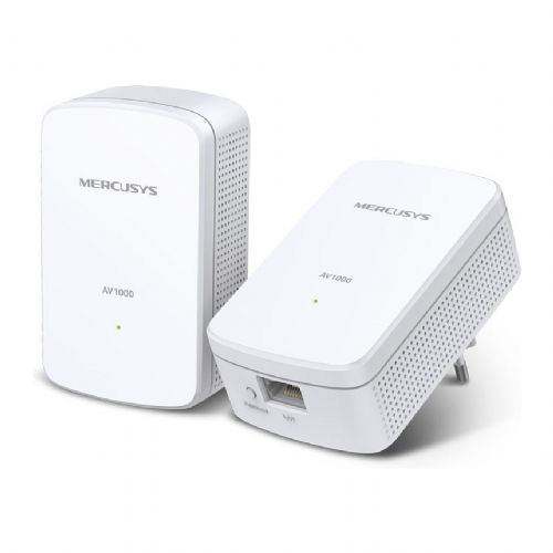 Powerline adapter TP-Link MP500 KIT AV1000, gigabitna hitrost 1000 Mbps, HomePlug AV2, 1x LAN, začetni komplet 2 kosa