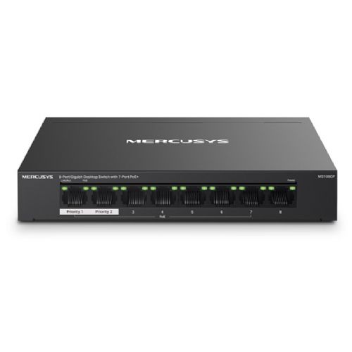 MERCUSYS MS108GP 8-port 10/100/1000Mbps PoE+ 65W mrežno stikalo-switch