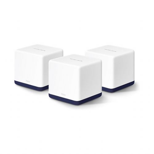 Brezžični usmerjevalnik - Router TP-Link Halo H50G Mesh WiFi sistem, AC1900, dvopasovni, pokritost do 550 m², 3-delni paket