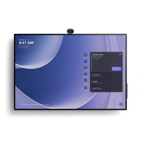Videokonferenčni sistem Microsoft Surface Hub 3 50" platinasta, IPS zaslon na dotik, ločljivost 3840 x 2560, 32 GB RAM, Wi-Fi 5, Windows 11 IoT