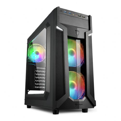 Ohišje Sharkoon Midi  VG6-W RGB ATX