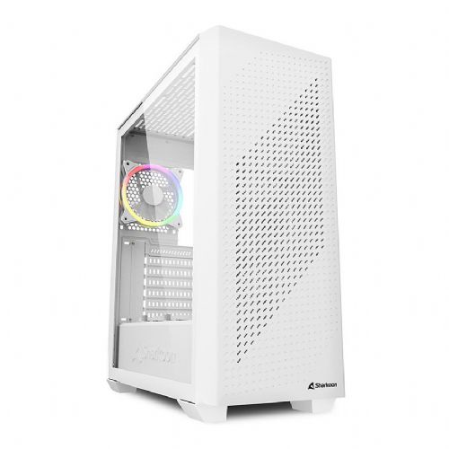 Ohišje Sharkoon  Midi VS9 RGB bela