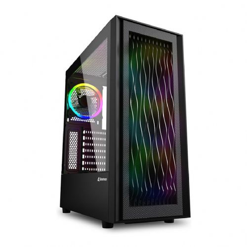 Ohišje Sharkoon Midi  WAVE RGB črna