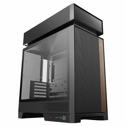 Ohišje za računalnik DeepCool CL660 črno, kaljeno steklo, podpora ATX/mATX/Mini-ITX, RGB osvetlitev, izboljšano hlajenje