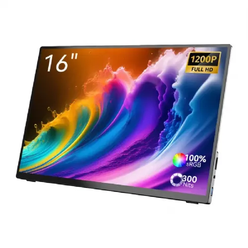 Monitor Minix SF16T 16" prenosni, zaslon na dotik, IPS, FHD 120 Hz, sRGB 100%