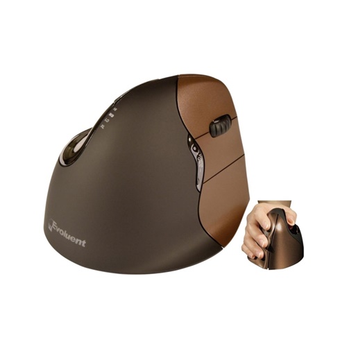 Miška Evoluent Vertical Mouse 4, rjava/črna