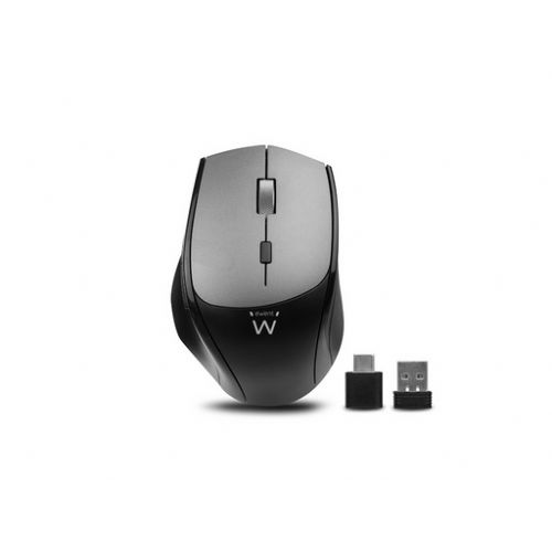 Miška Ewent Dual-Connect Silent Wireless, USB-A, USB-C