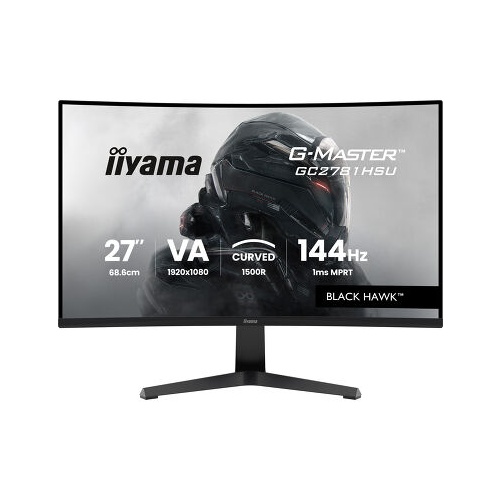 Monitor Iiyama G-Master GC2781HSU-B1 27" ukrivljen, VA, FullHD, 144Hz, FreeSync Premium