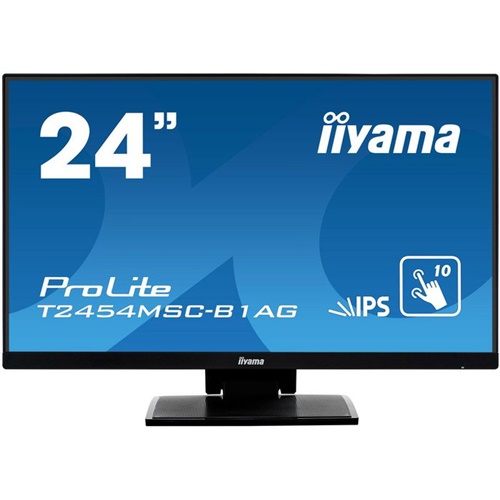 Monitor Iiyama ProLite T2454MSC-B1AG, 60,5cm (23,8), 1920x1080 FHD, IPS, 5ms, HDMI, VGA, črn (T2454MSC-B1AG)