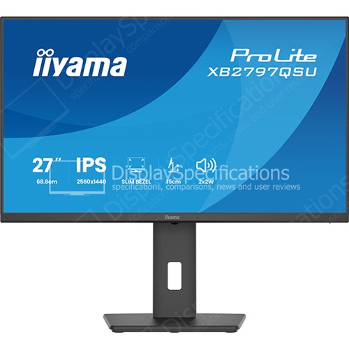 Monitor Iiyama ProLite XB2797QSU-B1 27", QHD, IPS, 75 Hz, ergonomsko stojalo, črn