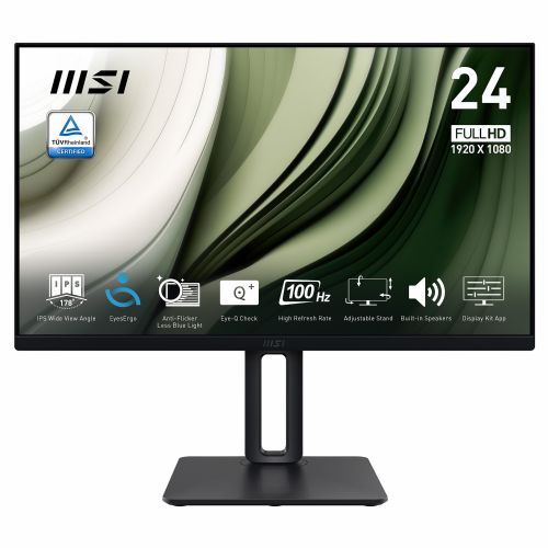 Pisarniški monitor MSI PRO MP245PG - IPS panel, 100Hz osvežilna palica (120 mm)