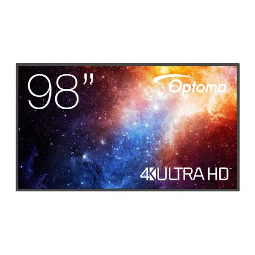 Interaktivni zaslon Optoma N3981K 98" UHD 4K, LED Direct-LED, 500 cd/m², 24/7 delovanje, Wi-Fi