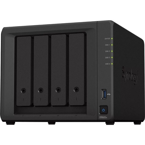 NAS Synology DS925+ (črno)