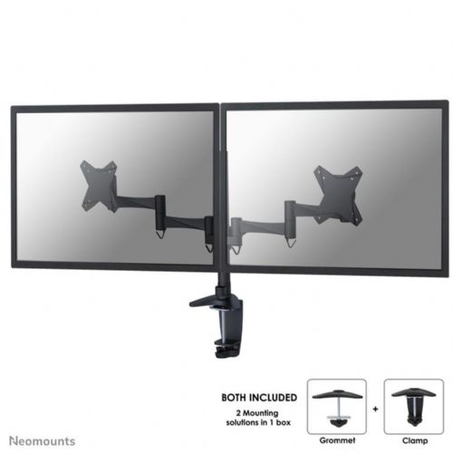 Neomounts Gibljivi nosilec za 2 monitorja* 10-27'', 8 kg, FPMA-D1330DBLACK