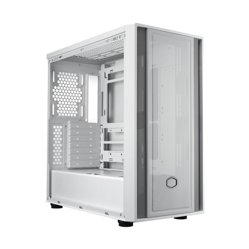Ohišje Cooler Master MasterBox 600 Lite, kaljeno steklo, bela