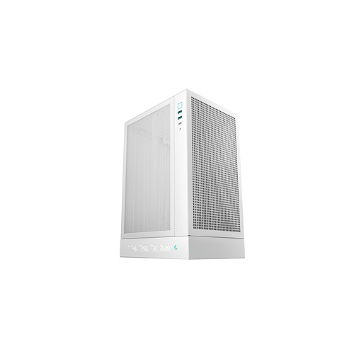 Ohišje DeepCool CH170 Digital, Mini, oblika matične plošče Mini ITX, bela