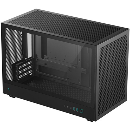Ohišje DeepCool CH260, kaljeno steklo, črna